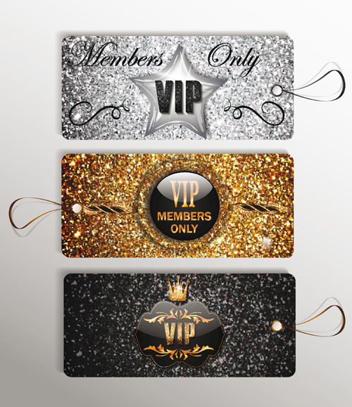 豪華 VIP ゴールドカードベクター素材04 金 豪華な カード vip   