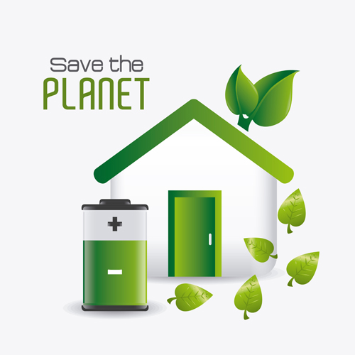 Save Planet Eco Template Vector Set 03 planète modèle enregistrer eco   