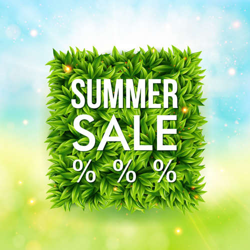 Glänzender Sommerverkauf Hintergrund-Vektor 01 Verkauf Sommer shiny Hintergrundvektor Hintergrund   