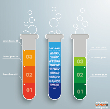 Wissenschaftsexperiment Infografie-Vektorgrafik 02 Wissenschaft Infografik experiment   