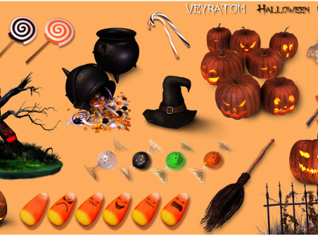 Süße Halloween-Ikonen sweet icons halloween   