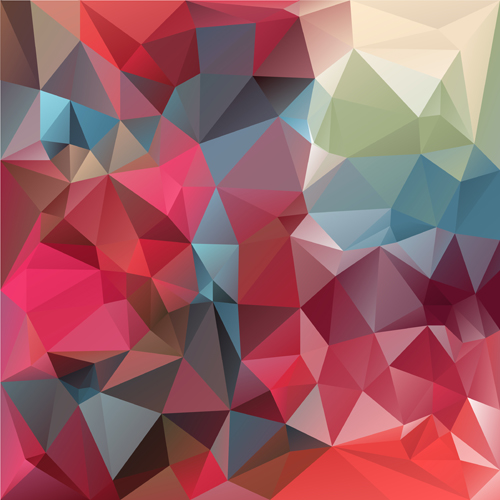 3D polygonaler Hintergrund Kunstvektor 08 polygonal Hintergrund   