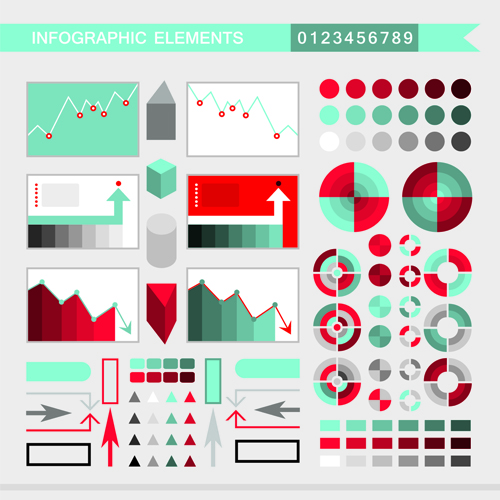 Matériau vectoriel d’élément infographique créatif 01 vecteur infographique Créatif   