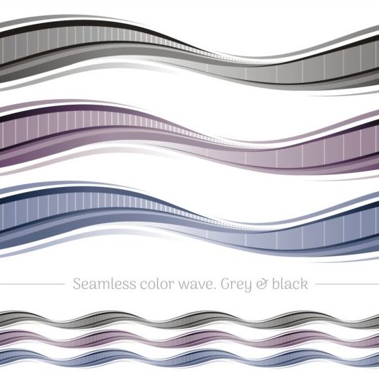 シームレスなカラーウェーブ抽象ベクトル04 色 波 抽象的 シームレス   
