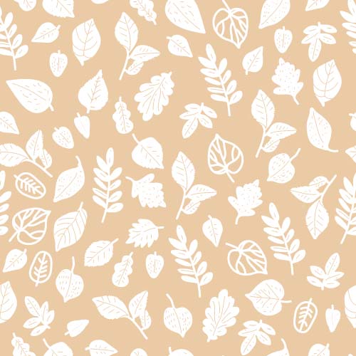 Feuilles simples motif sans soudure vecteur 04 simple sans soudure modèle feuilles   