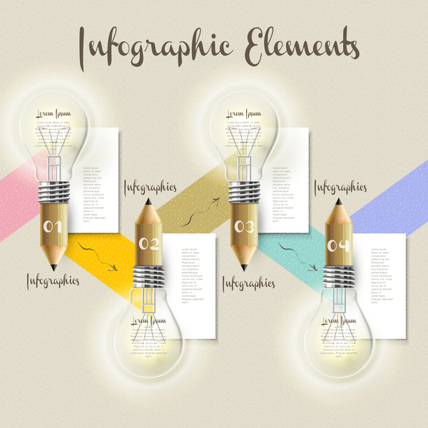 Vektorbildung Infografie-Material 19 Infografik Bildung   