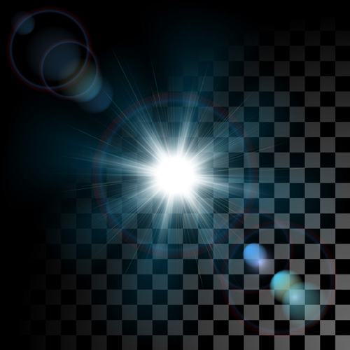 ハレーションベクトルの背景を持つライト 背景 ライト ハレーション   