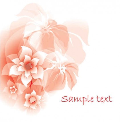 Pink flower abstrakter Hintergrundvektor Grafiken 02 pink Hintergrund Blumen   