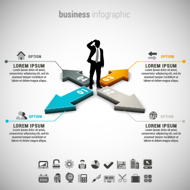 Business Infographic design créatif 3914 infographie creative business   