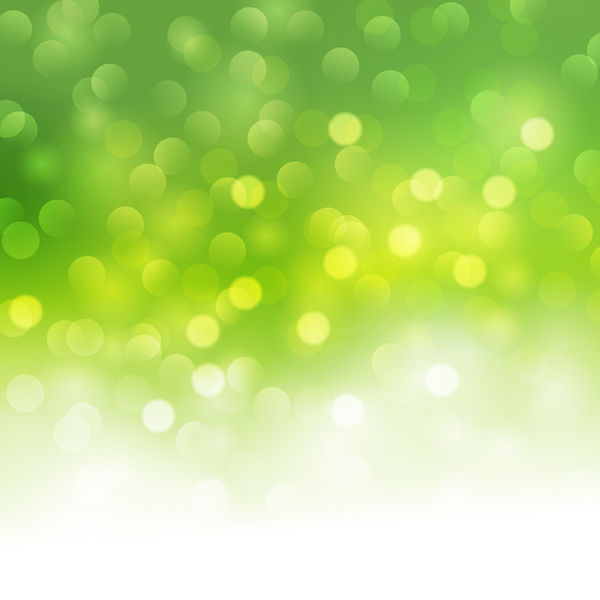 Grüner blur Hintergrund mit glänzenden Licht-Cricles Vektor Unschärfen shiny Licht Krimis grün   