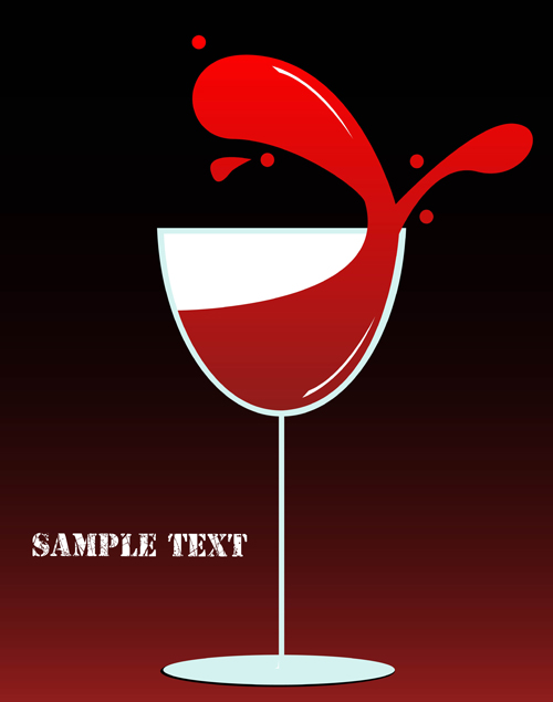 Vecteur de fond d’art de vin rouge vin rouge vin fond   