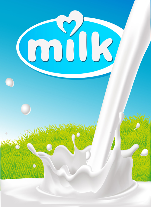 スプラッシュミルクエフェクトベクター素材 飛沫 牛乳 効果 スプラッシュ   