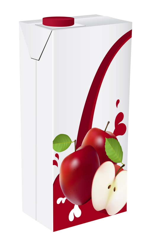 Apfelsaft-Getränke-Paket-Design-Vektor 02 Saft package Getränke design Apfelsaft Apfel   