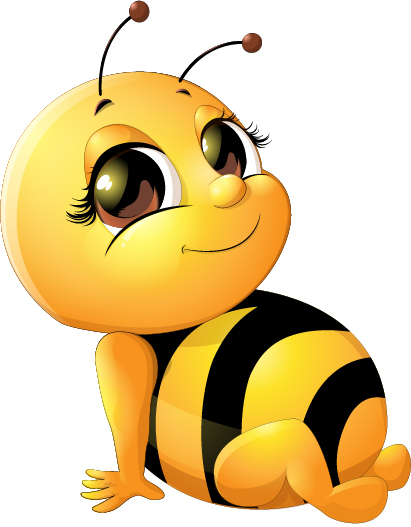 Biene Baby niedlichen Vektor-Set 03 cute Biene baby   
