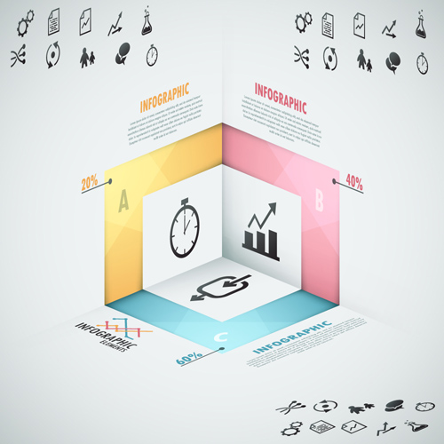 Business Infographic design créatif 3680 infographie design creative business   