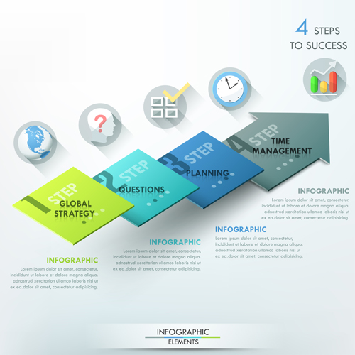 Business Infographic design créatif 4155 infographie creative business   