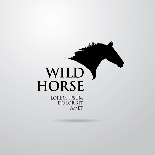 Creative Horse Logo Vector Design 06 Pferd logo Kreativ   