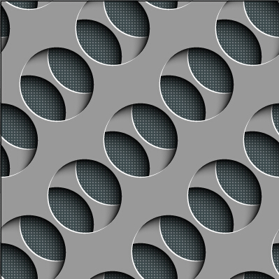 金属穴あきシームレスベクトルパターン02 金属 穿孔 パターン シームレス   