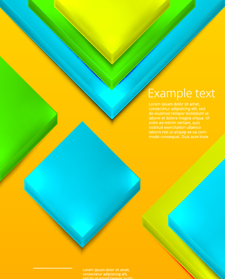 Glänzende 3D-Geometrie-Formen Hintergrund Vektor 01 Hintergrundvektor Hintergrund géométrie Formen form   