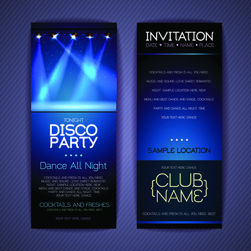 Banners Disco-Party Kreativvektor 04 party Kreative banner   