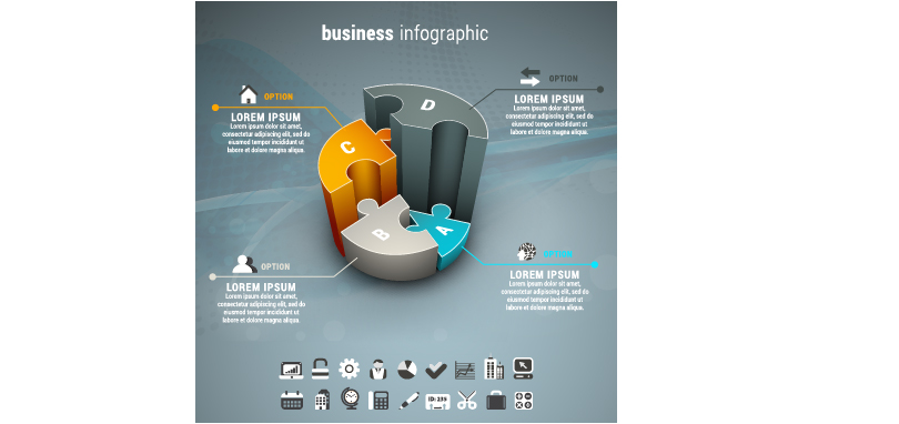 Business Infographic design créatif 3476 infographie creative business   