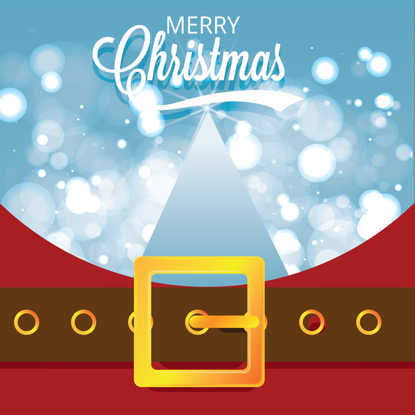 ベルトバックルベクター10のクリスマスグリーティングカード ベルト バックル クリスマス グリーティング カード   