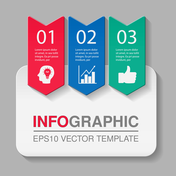 クリエイティブ番号付きインフォグラフィックベクターテンプレート10 番号付き クリエイティブ インフォグラフィック   