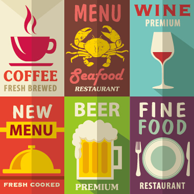 Rétro avec menu de restaurant Vintage Cover Vector Graphics 04 vintage restaurant menu graphisme Graphique couverture   