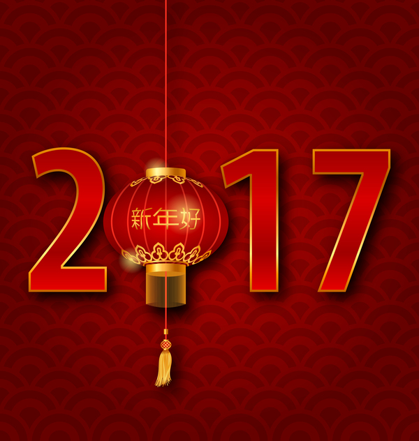 Laterne mit chinesischem Neujahr rotem Hintergrundvektor 05 rot Neu Laterne Jahr Chinesisch   