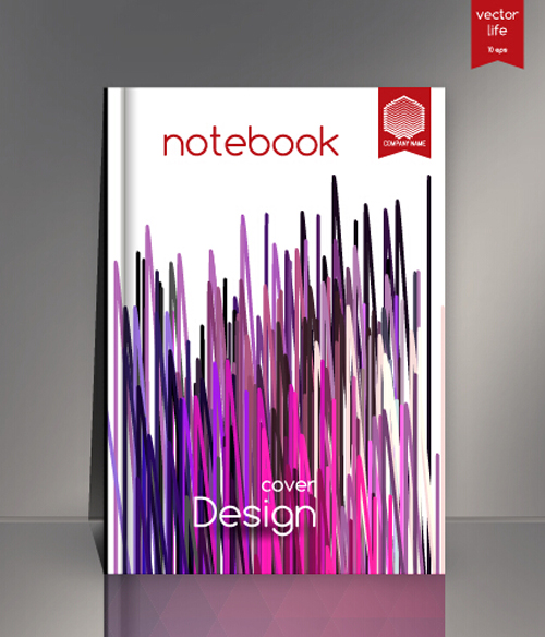 抽象的なスタイル botebook カバーデザインベクトル01 抽象的 スタイル カバー botebook   