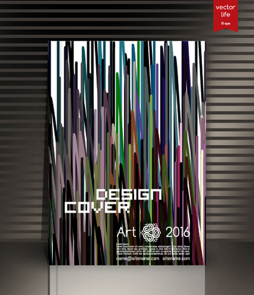 Buchcover moderner Designvektor 12 modern cover Buch   