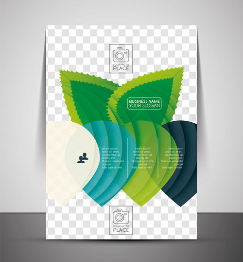 Couverture de Flyer corporatif ensemble vecteur illustration 10 illustration vectorielle flyer couverture   