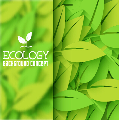 Ökologie grünes Blatt glänzende Hintergrundvektor shiny Ökologie Hintergrundvektor grünes Blatt grün   