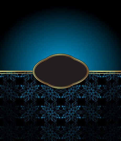 Ornate Dekor-Hintergrund mit Retro-Frame-Vektoren 01 Retro-Schrift Rahmen ornate Dekor   