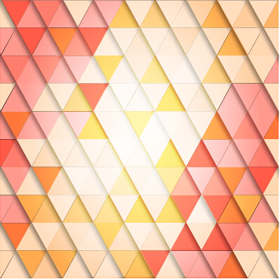 Vecteur de modèle de triangle de couleur brillante 01 triangle motif couleur brillant   
