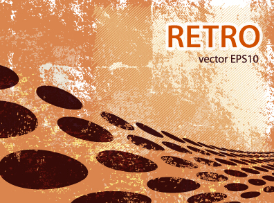 Vector-Set Retro-Grunge Hintergrundgrafik 05 Retro-Schriftart Hintergrund grunge   