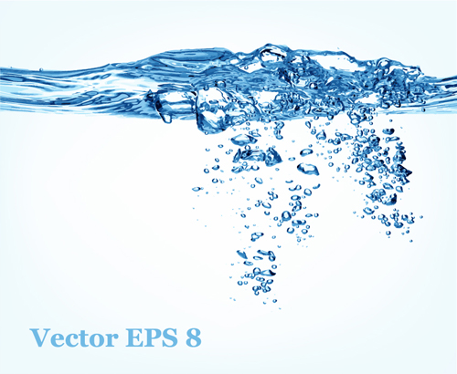 Wassersplas-Effekt-Vektorhintergrund 19 Wirkung Wasser splash Hintergrund   