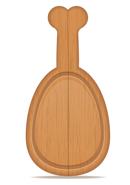 Holzschnittbrett-Vektordesign 12 Holz design cutting board   