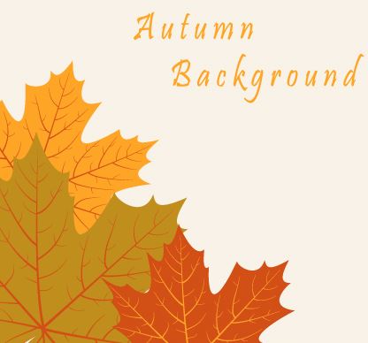 秋の葉ヴィンテージアートの背景ベクトル03 背景 秋の葉 秋 ヴィンテージ   