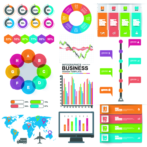 Business Infographic design créatif 2922 infographie creative business   