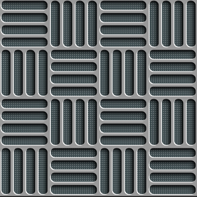 Metall perforierte nahtloses Vektormuster 01 perforiert nahtlos Muster Metall   