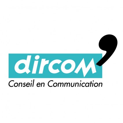 Logo créatif de vecteur de dircom dircom   