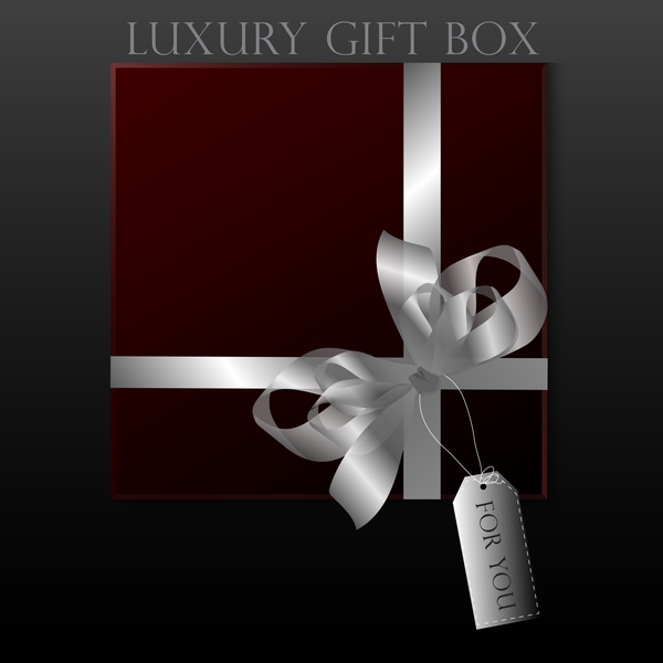 luxe carré cadeau boîte modèle vecteur 16 luxe carré cadeau boîte   