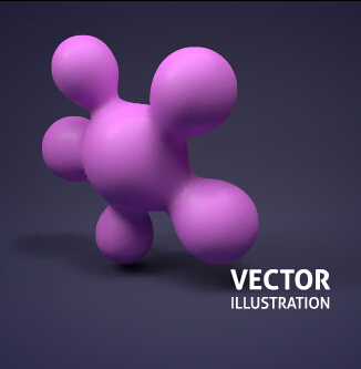 3D-Moleküle spheres Illustration Vektorhintergrund 03 sphere molecule illustration Hintergrund   