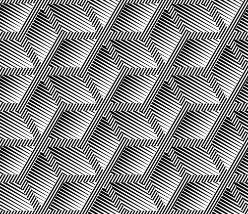 黒の白抽象シームレスパターンベクトルセット15 抽象的 パターン シームレス   