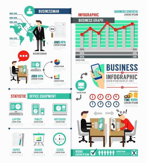 Business Infographic design créatif 1851 infographie creative business   