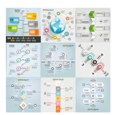 Business Infographic design créatif 2543 infographie creative business   