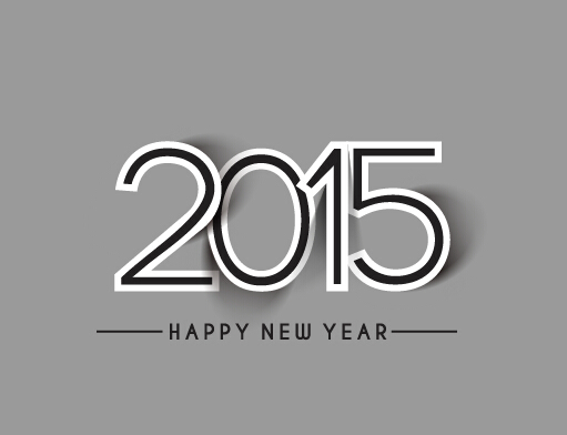 Kreatives Baujahr für das neue Jahr Set 01 neues Jahr material Kreativ Hintergrund 2015   