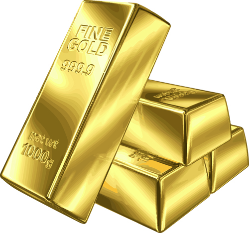 Feingold-Bullion Design Vektor-Set 01 gold Bußgeld bullion   