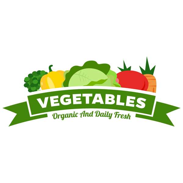 Vecteur de conception de logo de légumes frais 04 logo légumes fresh   